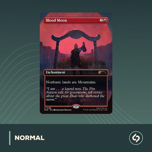 Mtg blood moon secret - moon, lair