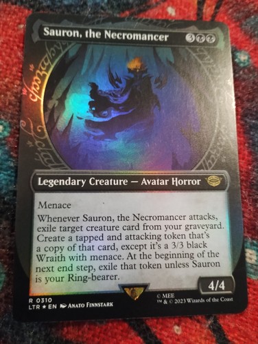 Showcase foil sauron the - foil, sauron,