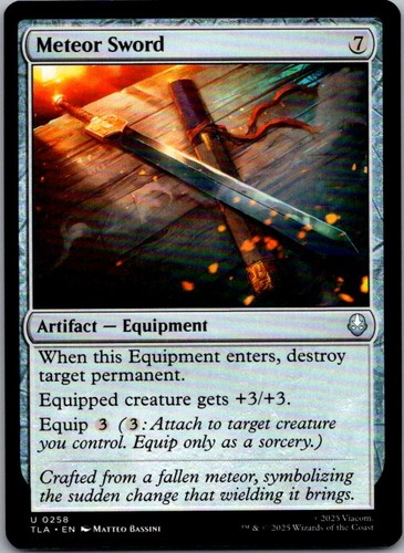 Meteor sword 258 uncommon - meteor,