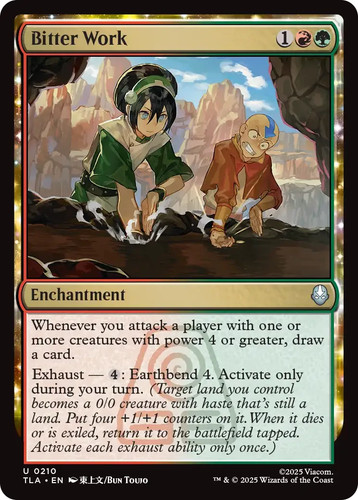 Mtg magic bitter work - mtg, 1x