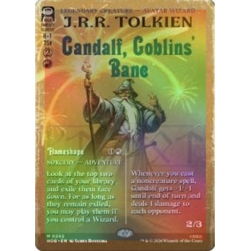 Foil gandalf goblins bane - gandalf,,