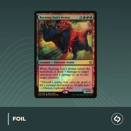 Mtg burning sun - burning, |