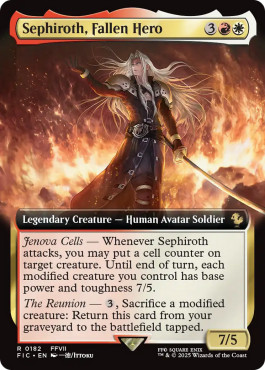 Magic mtg séphiroth héros - mtg, séphiroth,
