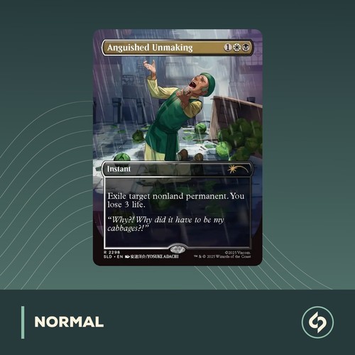 Mtg angosished unmaking - unmaking, |