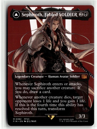 Sephiroth fabled solider 0382 - sephiroth,
