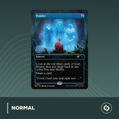 Mtg ponder secret lair - lair, x