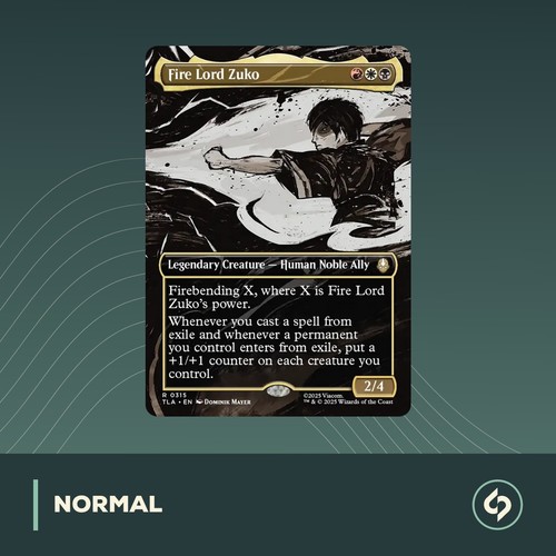 Mtg fire lord zuko - lord,
