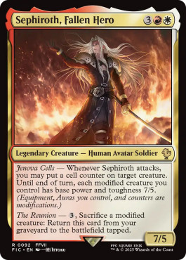 Magic mtg séphiroth héros - -,