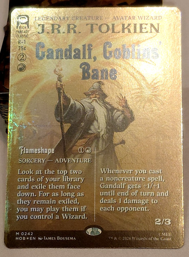 Magic mtg gandalf goblins - mtg,