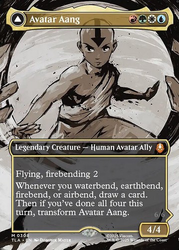 Mtg avatar aang 308 foil - aang,