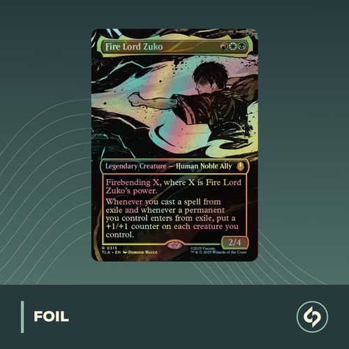 Mtg fire lord zuko 1 - mtg,